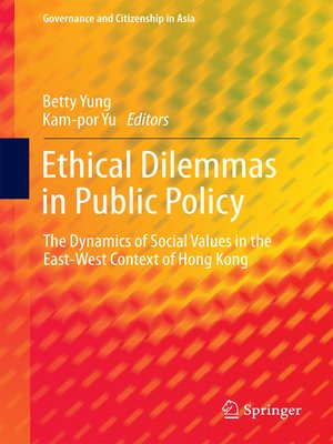 cover image of Ethical Dilemmas in Public Policy